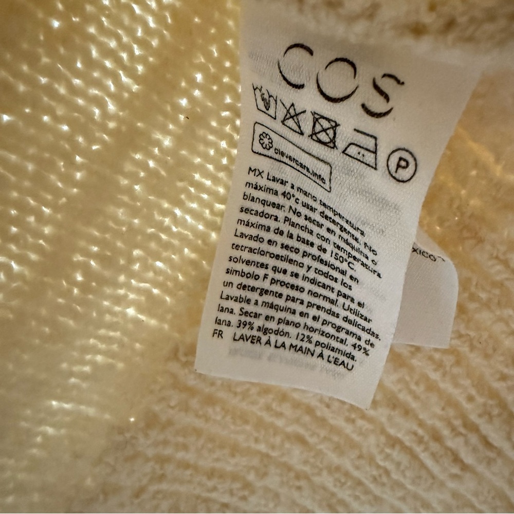 COS Textured Roll Neck Sweater Vest - Picture 6 of 11